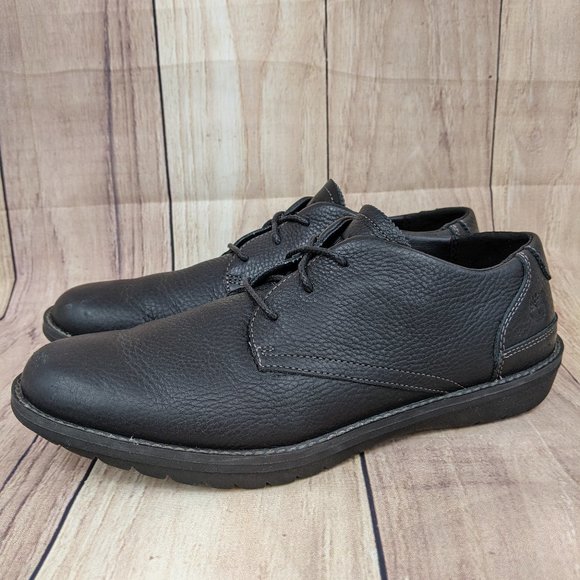 Timberland Other - TIMBERLAND Men's Front Country Travel Oxford Shoes Lace Up Black Pebbled…